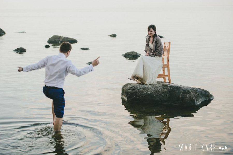 ...vähemalt pole pruut peidus, saab järele minna... Foto: Marit Karp